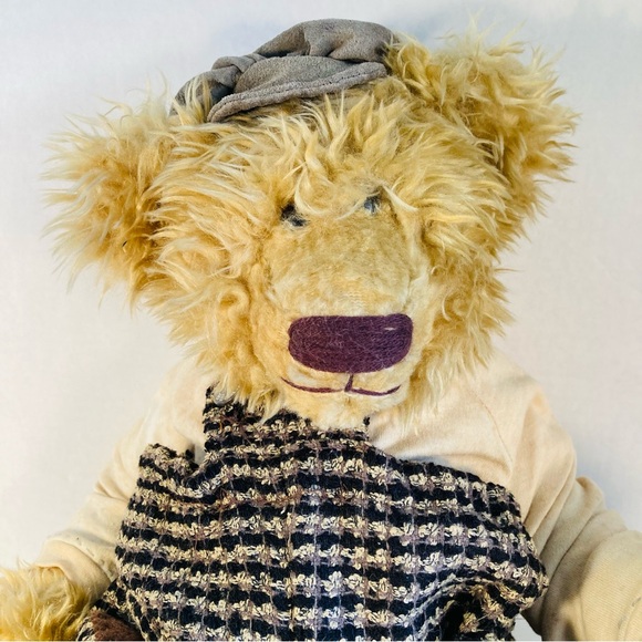 Vintage Lonnie St. Martin Homespun Collection 1998 Teddy Bear "Sam" Collectible - Picture 13 of 16